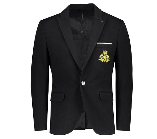 فروش کت تک مردانه جیوبرتی مدل Black Terico02