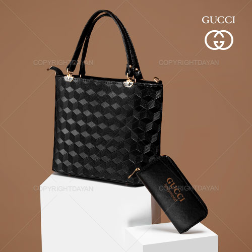 ست کیف زنانه Gucci مدل I3500 - کیف دستی ،رودوشی و پول