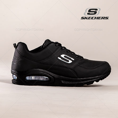 کفش مردانه Skechers مدل K7522 مشکی و سفید مشکی