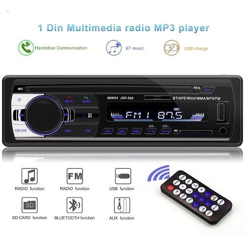 پخش کننده خودرو مدل JSD-520 BT - ضبط ماشین بلوتوث دار