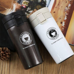 ماگ سفری مدل Enjoy The Coffee - لیوان گرم نگه دارنده فیلتردار