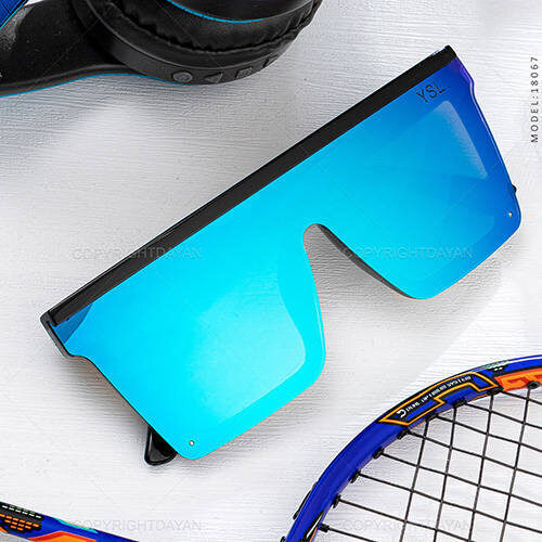عینک آفتابی YSL مدل 18067 - عینک فشن با رنگ آبی
