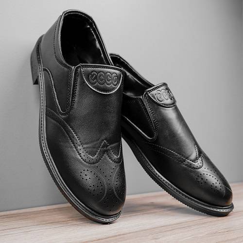 کفش رسمی مردانه Woria - کفش مجلسی مشکی و قهوه ای