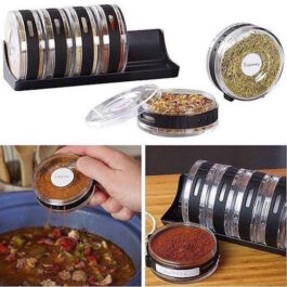 جا ادویه سیلندرى - جای ادویه 6 تایی استند دار